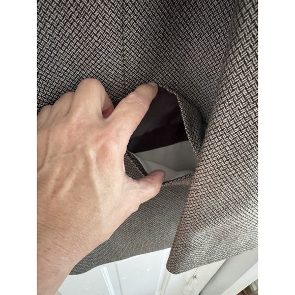 Yves Saint Laurent Men's Blazer 100% Worsted Wool Gray Micro Hounds Sz 46L YSL - Picture 7 of 16